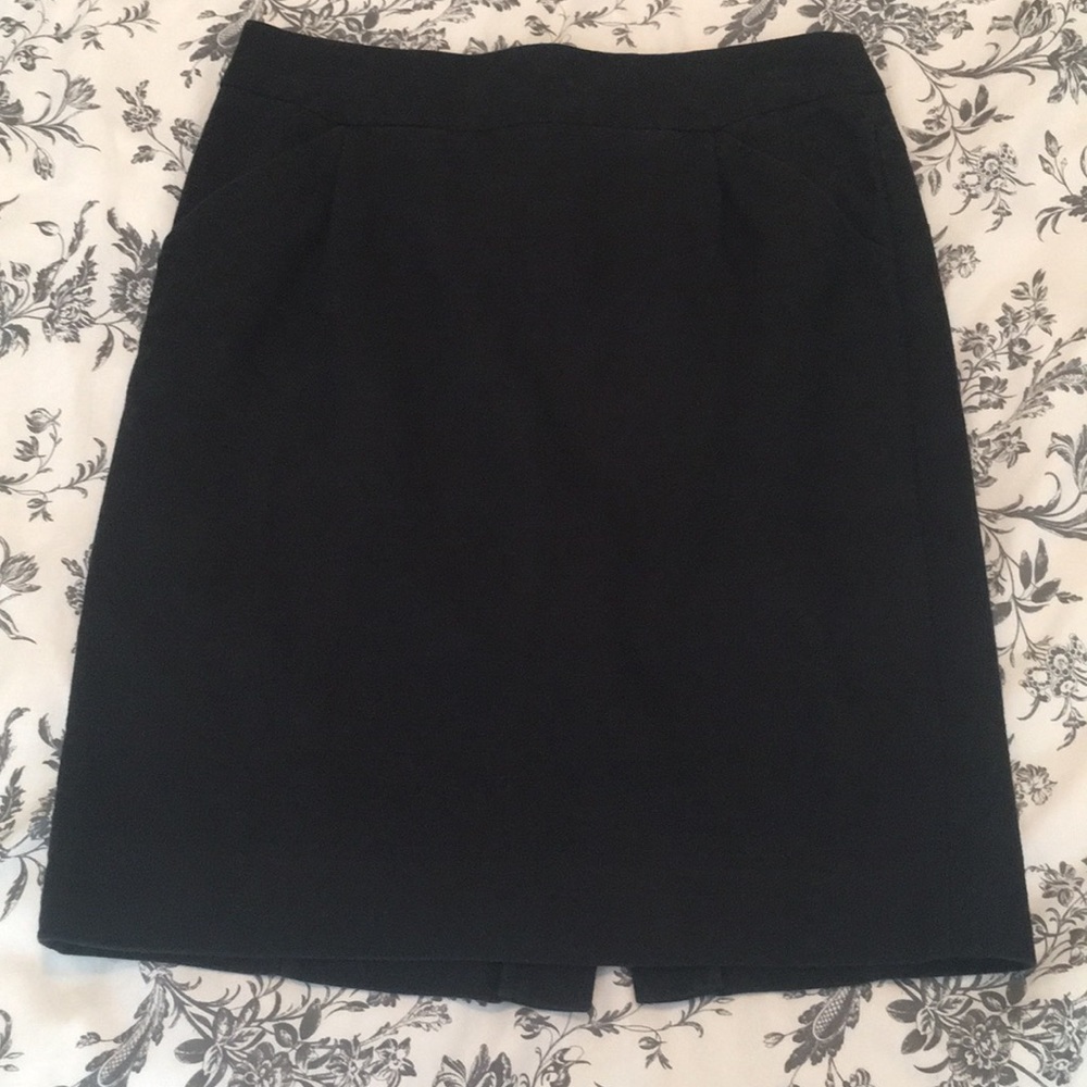 J.Crew black pencil skirt